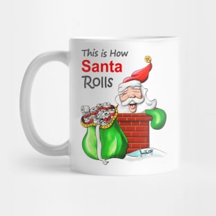 Santa Claus with Toilet Paper Gift V2 Mug